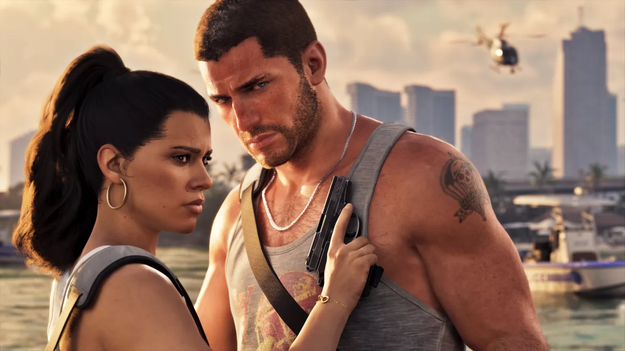 Jason and Lucia together in official Grand Theft Auto VI artwork