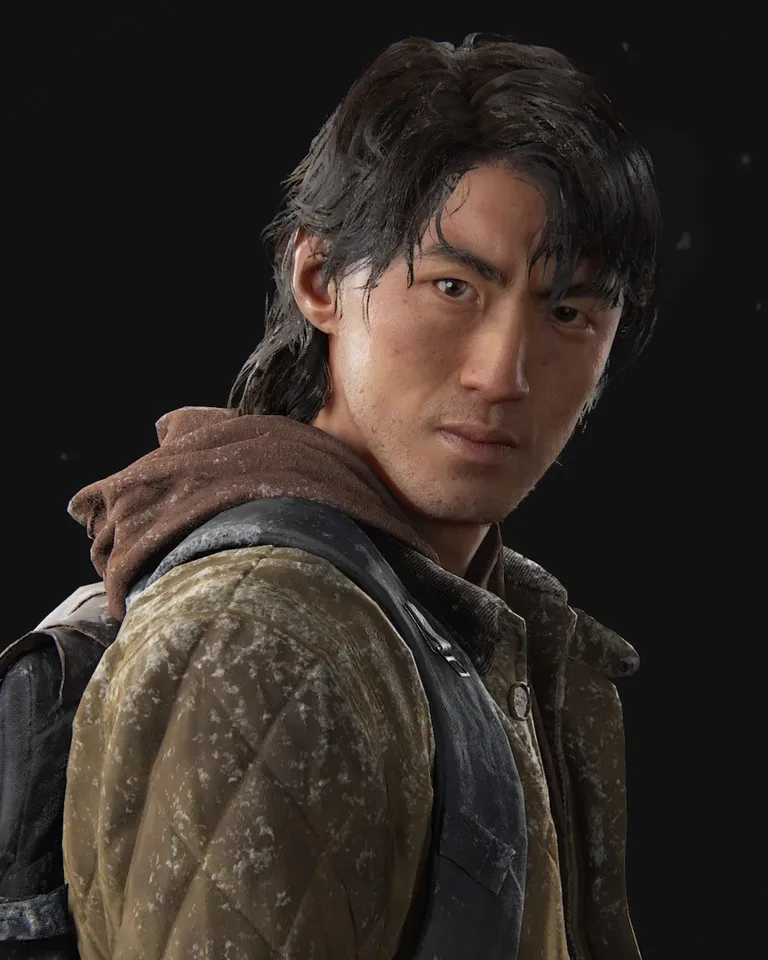 Jesse in a character render from The Last of Us Part II