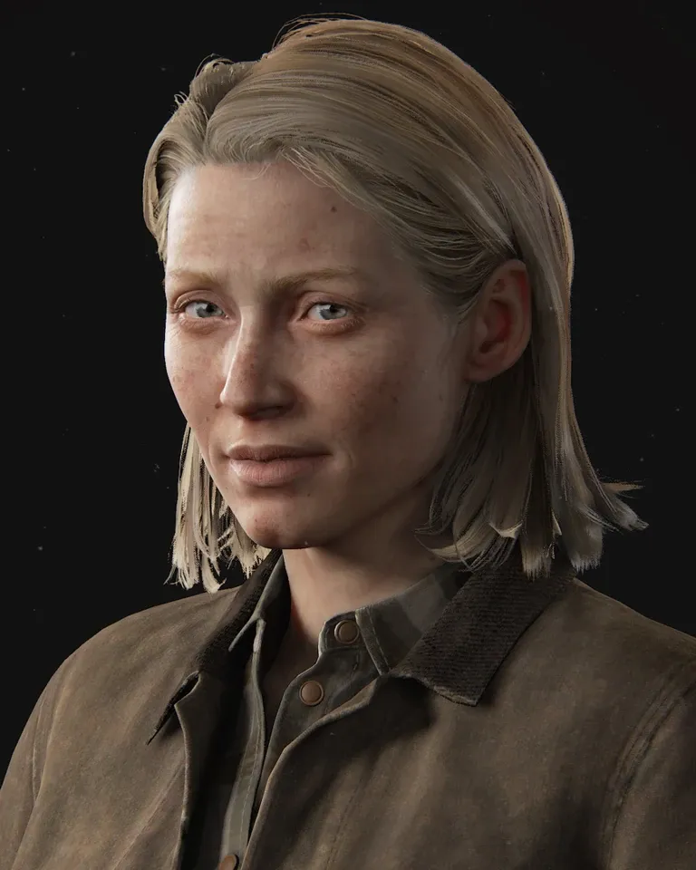 Maria Miller in a character render from The Last of Us Part II