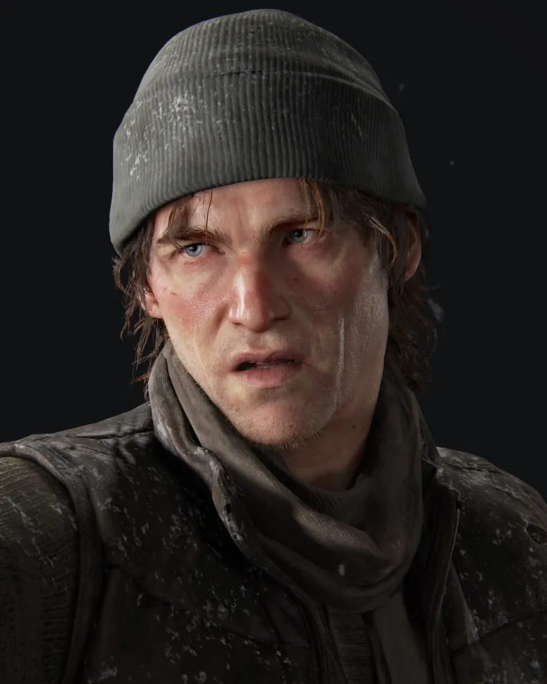 James in the video game The Last of Us Part I